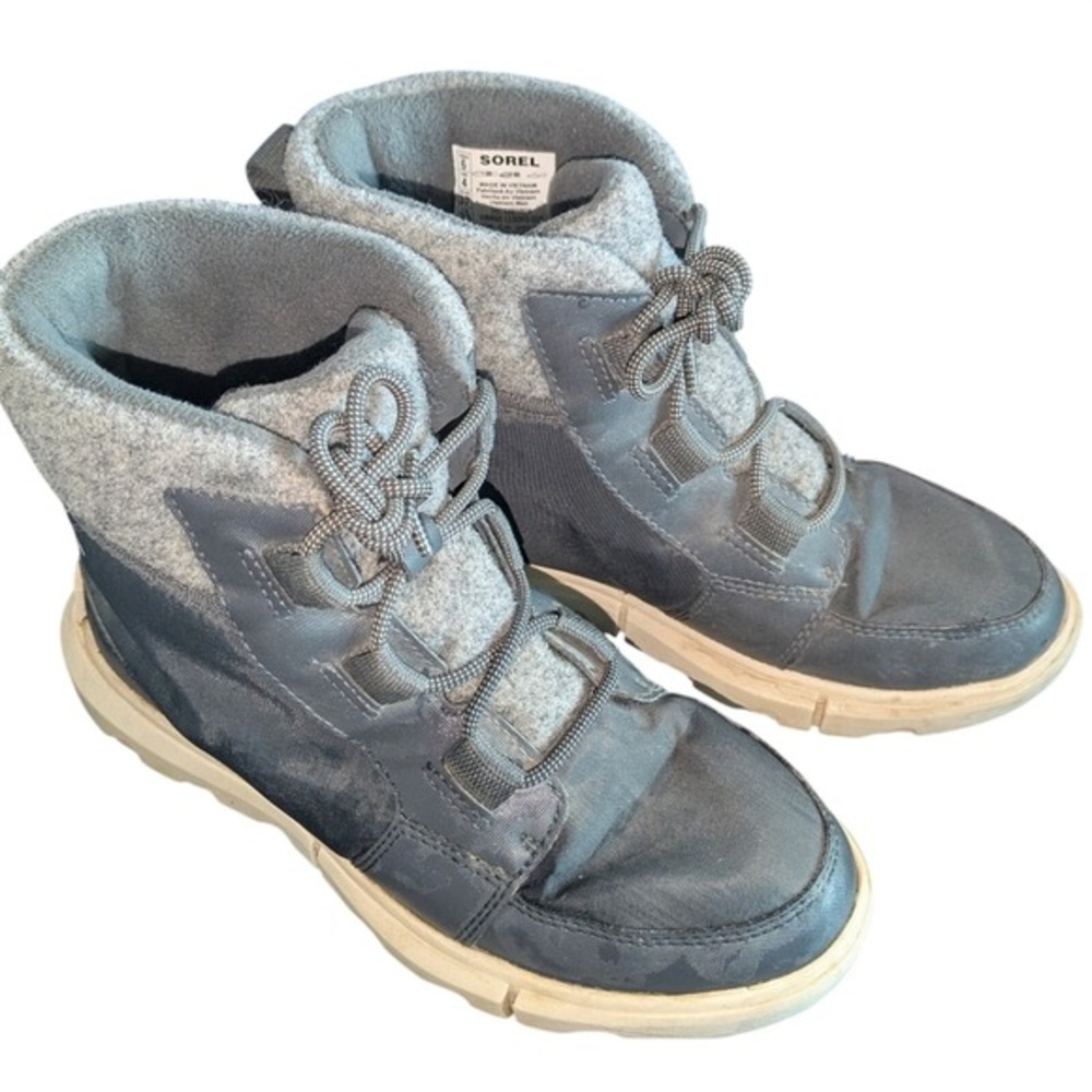 Sorel Waterproof Boots Size 6 Explorer Next Carnival Felt Fall WInter